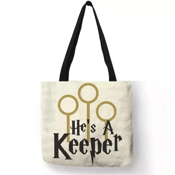 Eco-Friendly Harry Potter Keeper Folding Tote Bag - Picture 1 of 10